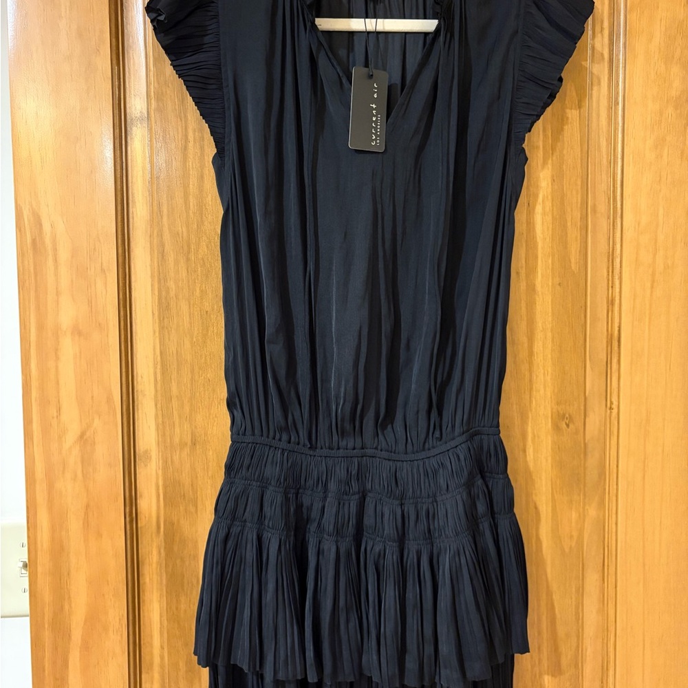 Current Air Black Pleated Dress